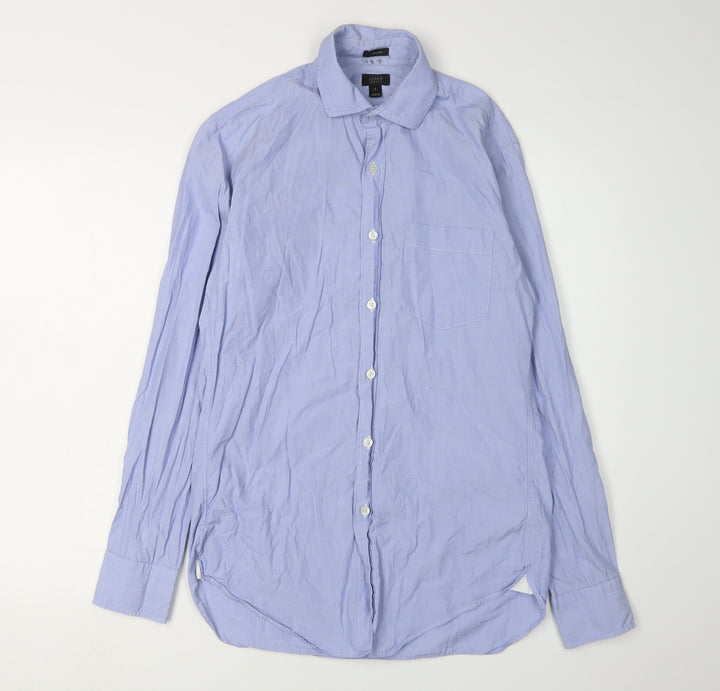 J.CREW Men's Blue Slim Fit Button-Up Shirt Size S
