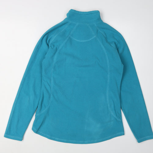 Peter Storm Womens Blue High Neck Polyester Pullover Sweatshirt
