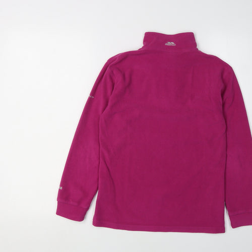 Trespass Girls Pink Fleece Pullover Sweatshirt 11-12 Years