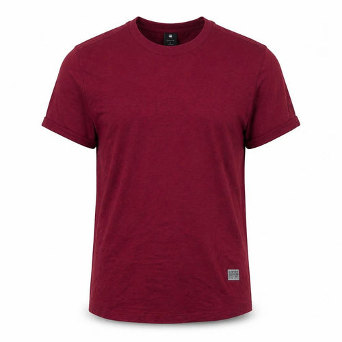 G-Star Raw Men's Red Cotton T-Shirt, Short Sleeve, Size S