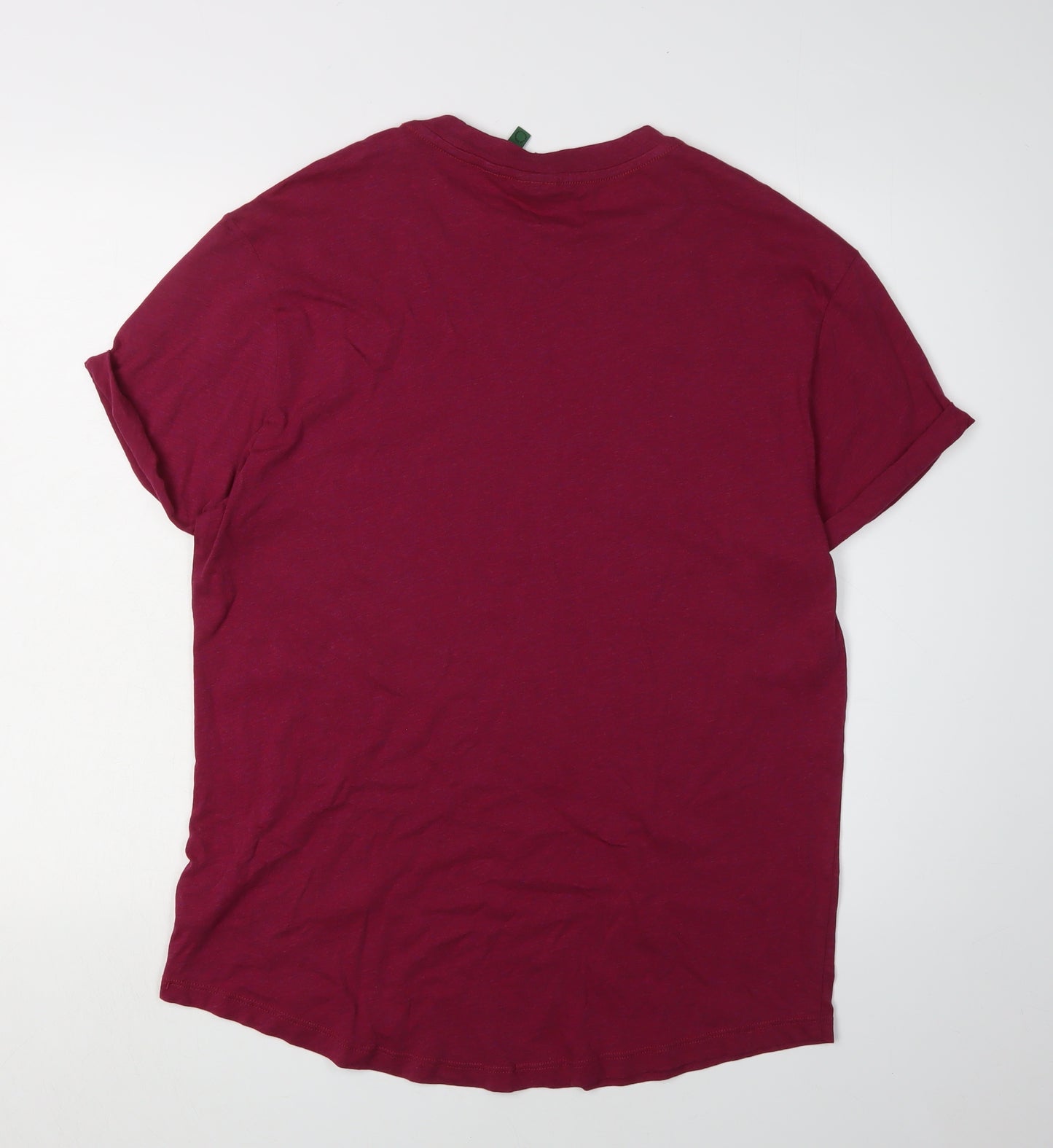 G-Star Raw Men's Red Cotton T-Shirt, Short Sleeve, Size S
