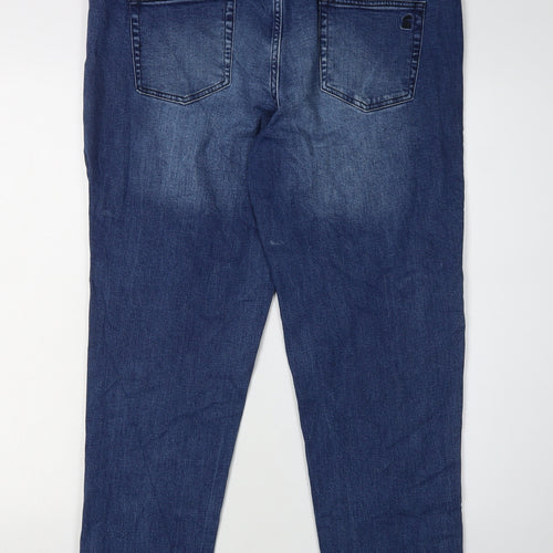 Joules Women's Blue Denim Jeans, Size 14, Medium Wash