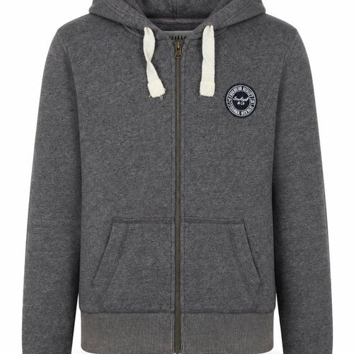 Soulcal & Co Women's Grey Full Zip Hoodie Size 10