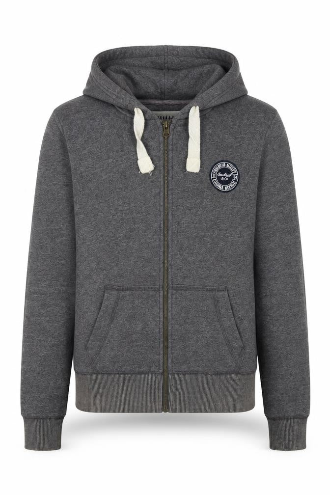 Soulcal & Co Women's Grey Full Zip Hoodie Size 10