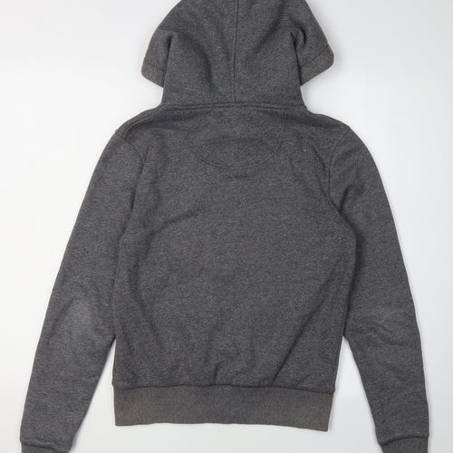 Soulcal & Co Women's Grey Full Zip Hoodie Size 10