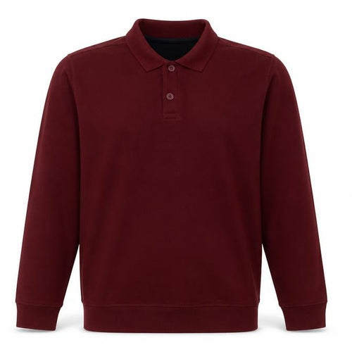 James Pringle Men's Red M Long Sleeve Polo Shirt