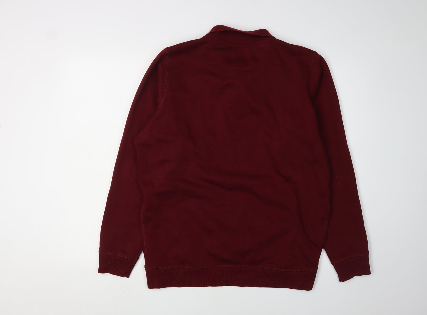James Pringle Men's Red M Long Sleeve Polo Shirt