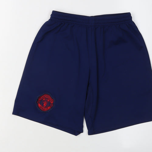 Adidas Boys Blue Football Shorts 9-10 Years Athletic