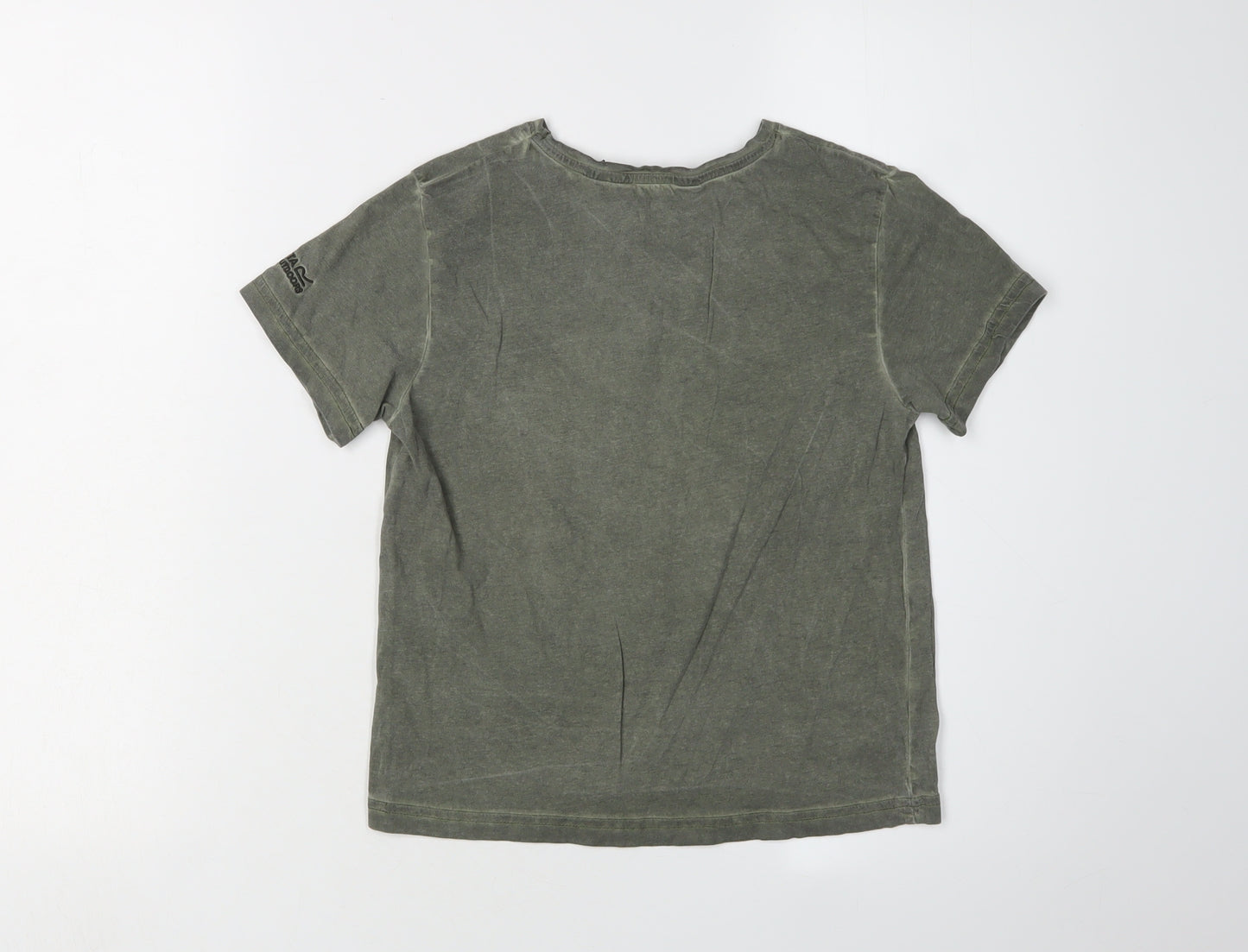 Regatta Grey T-Shirt Unisex Kids 7-8 Years Basic Style