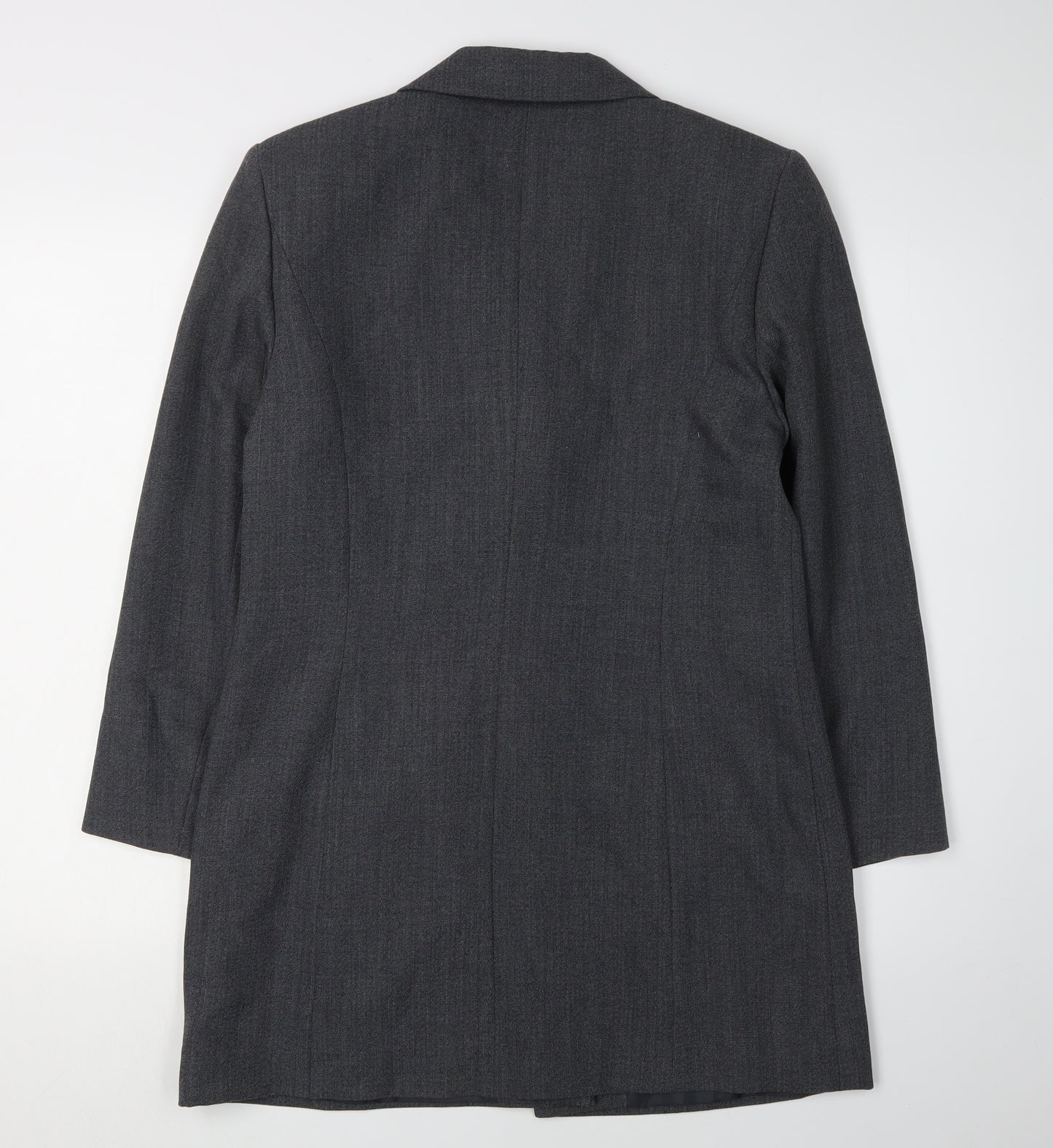 Jacques Vert Womens Grey Wool Blazer Jacket Size 12