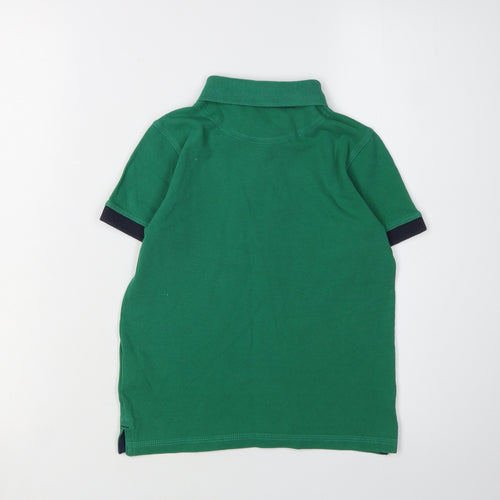 Firetrap Boys Green Polo Shirt 6-7 Years Short Sleeve