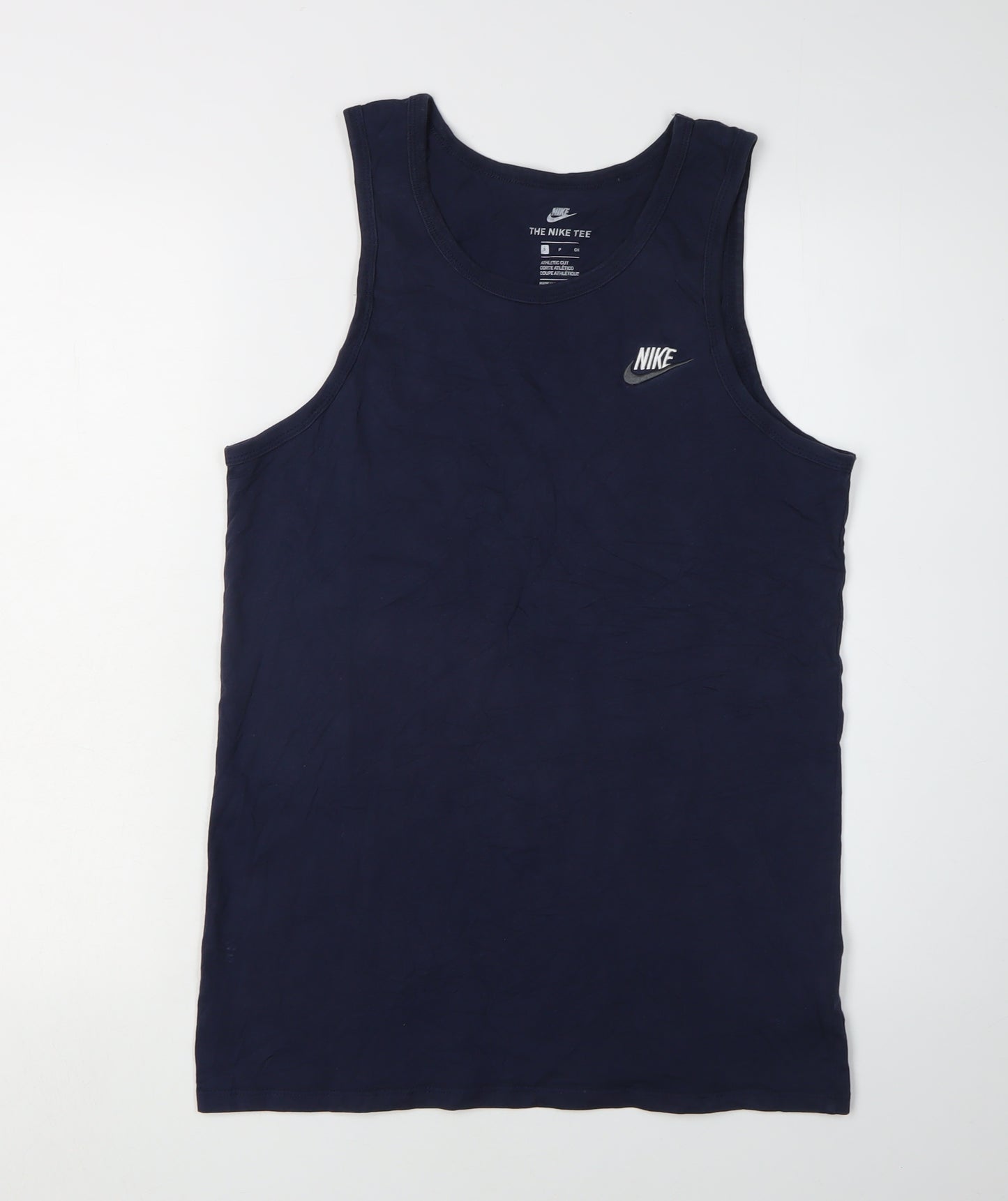 Nike Men's Blue Sleeveless Tank Top Size S