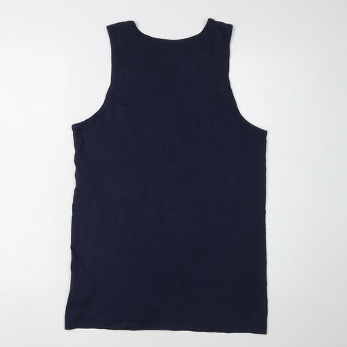 Nike Men's Blue Sleeveless Tank Top Size S