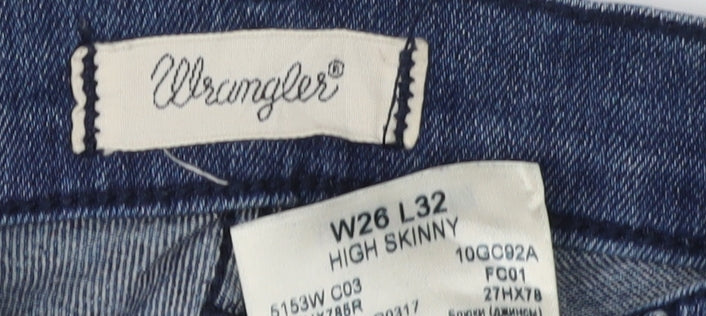 Wrangler Women’s Blue Skinny Jeans W26 L32