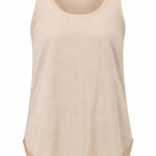 Calvin Klein Women's Beige Tank Top M Sleeveless