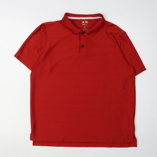 Adidas Boys Red Polo Shirt, 16 Years, Golf Activewear