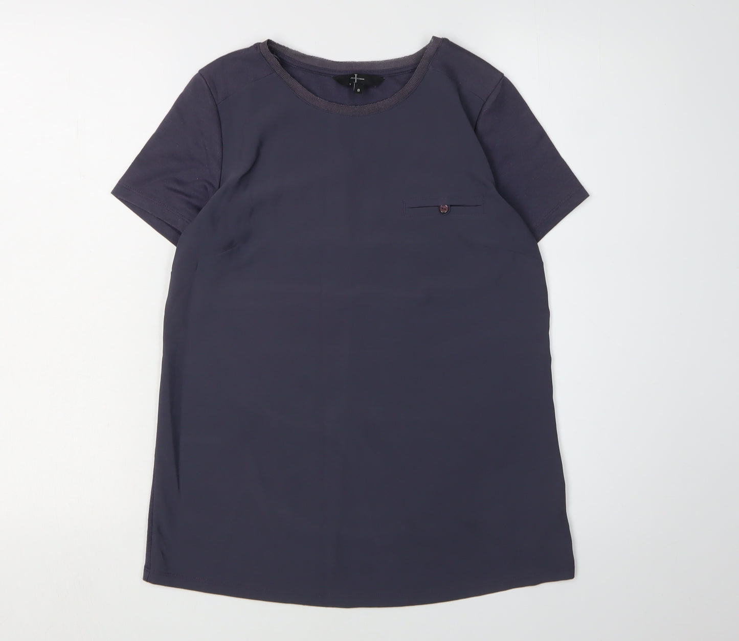 Jasper Conran Women's Grey Size 8 T-Shirt