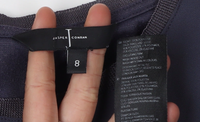 Jasper Conran Women's Grey Size 8 T-Shirt