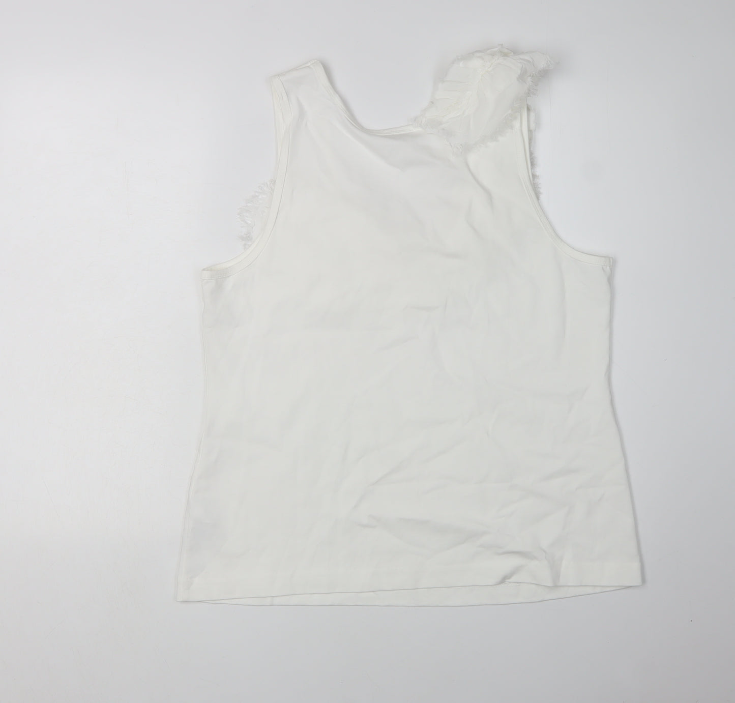 Jigsaw Women's White XL Tank Top Camisole
