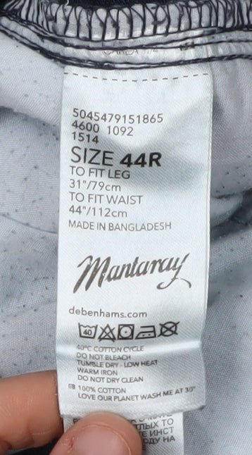 Debenhams Men's Blue Straight Jeans 44R