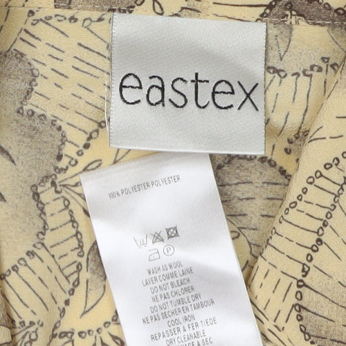 Eastex Women's Beige Floral Blouse Size 18