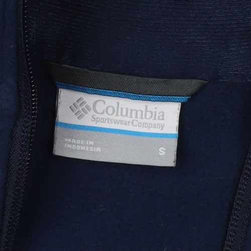 Columbia Boys Blue Track Jacket S Full Zip Outdoor