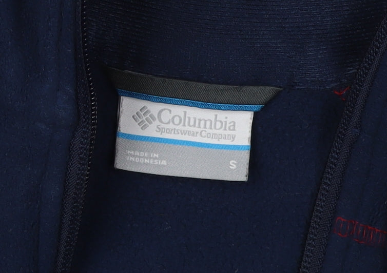 Columbia Boys Blue Track Jacket S Full Zip Outdoor