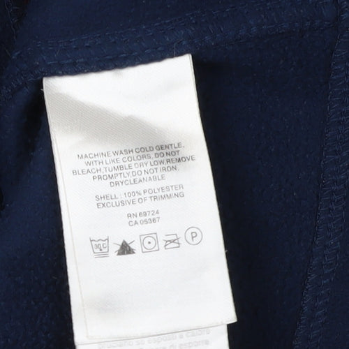 Columbia Boys Blue Track Jacket S Full Zip Outdoor