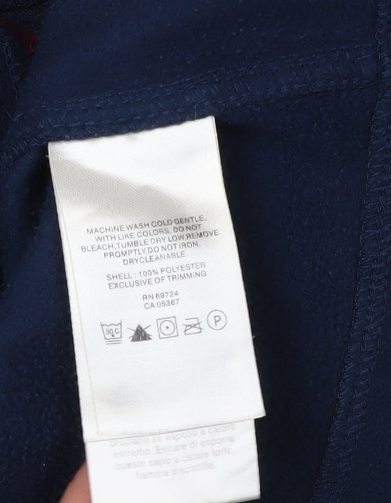 Columbia Boys Blue Track Jacket S Full Zip Outdoor