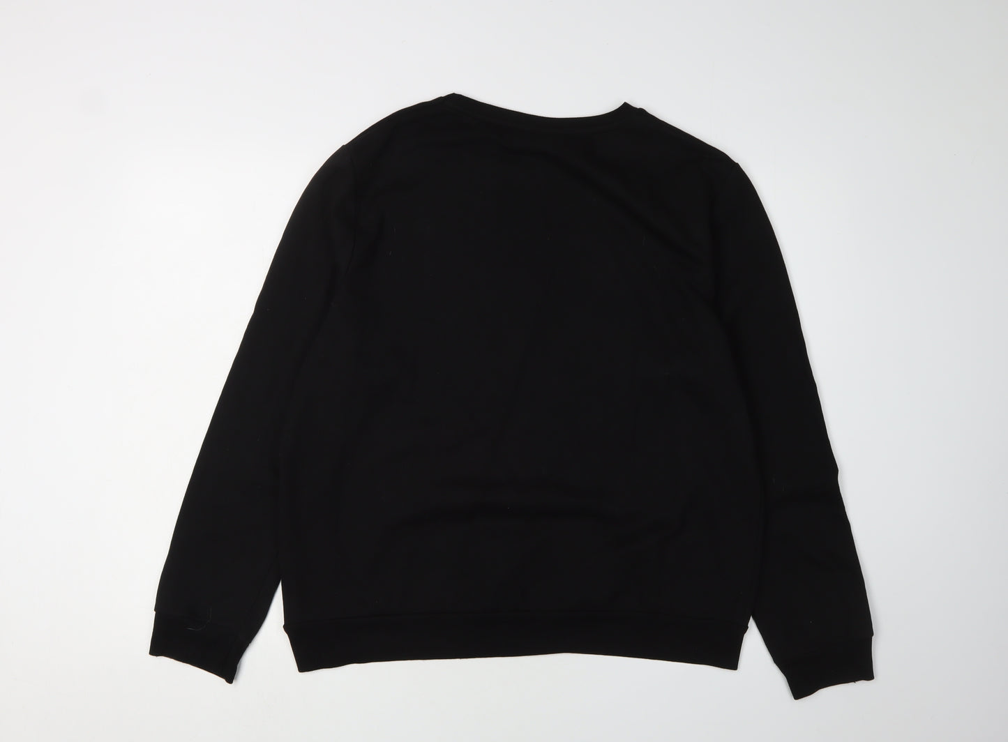 Harry Potter Women's Black Sequin Pullover Sweatshirt L