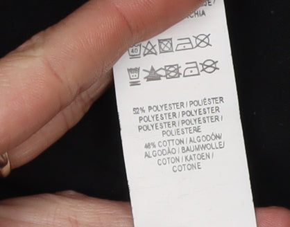 Harry Potter Women's Black Sequin Pullover Sweatshirt L