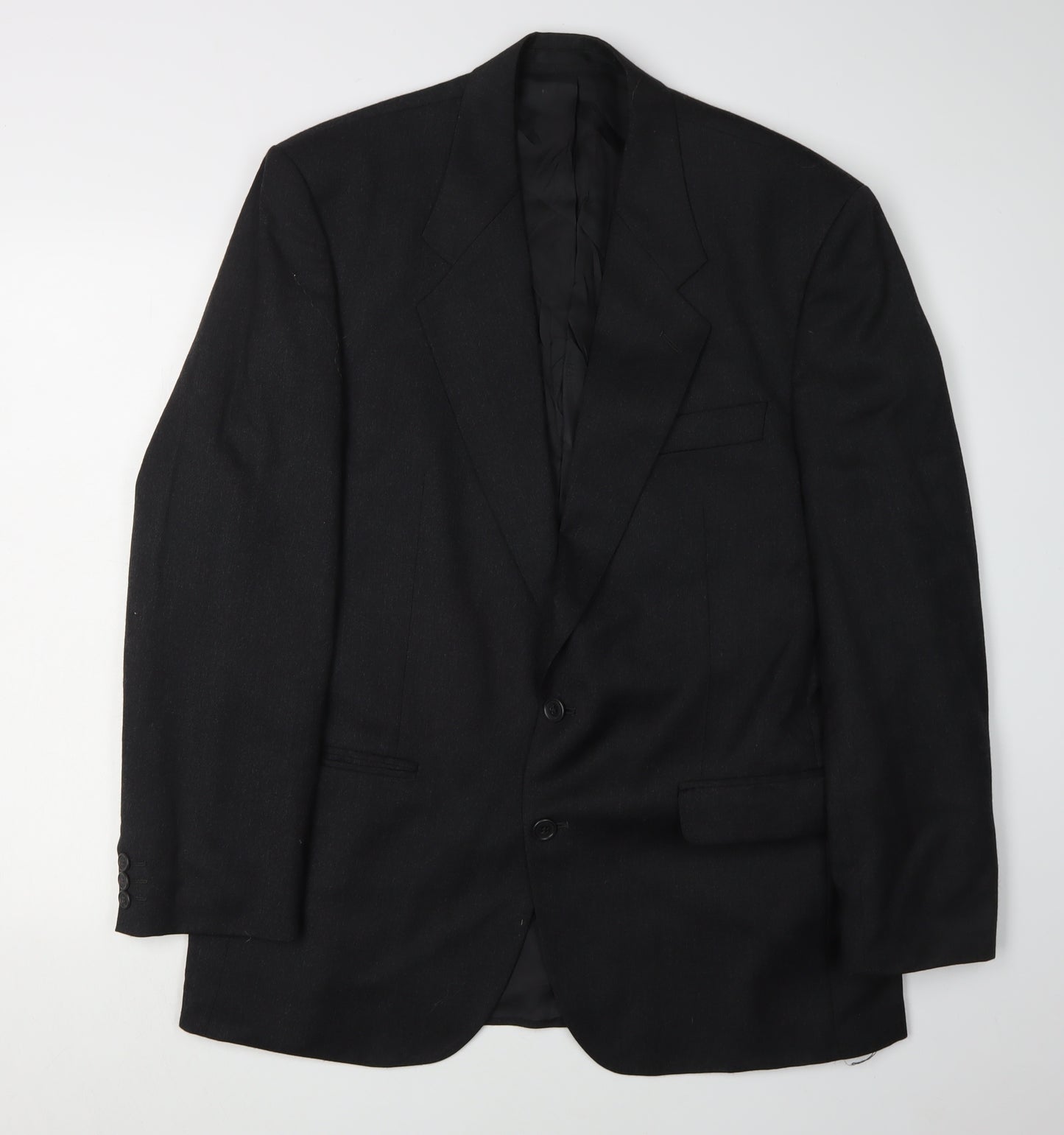 Centaur Men's Black Blazer 42 Regular Wool Formal Jacket