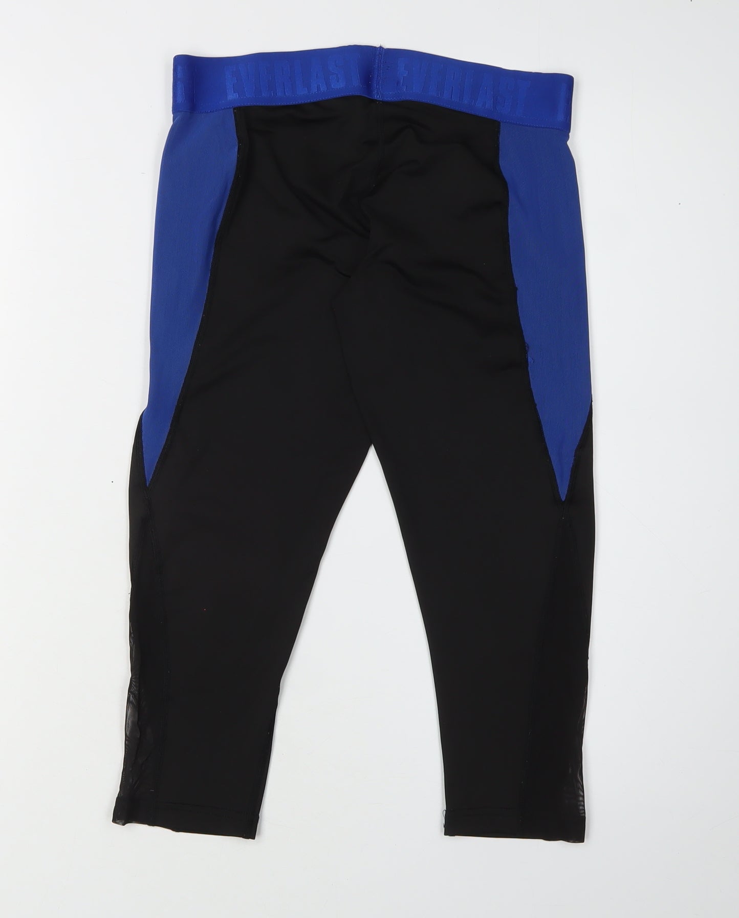 Everlast Women's Black Blue Cropped Leggings Size 8