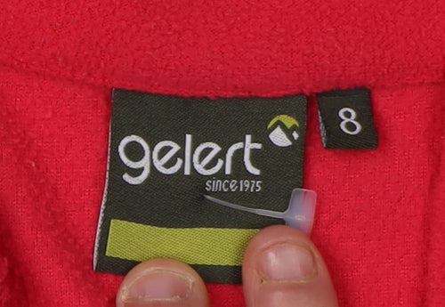 Gelert Women's Red Pullover Sweatshirt, Size 8