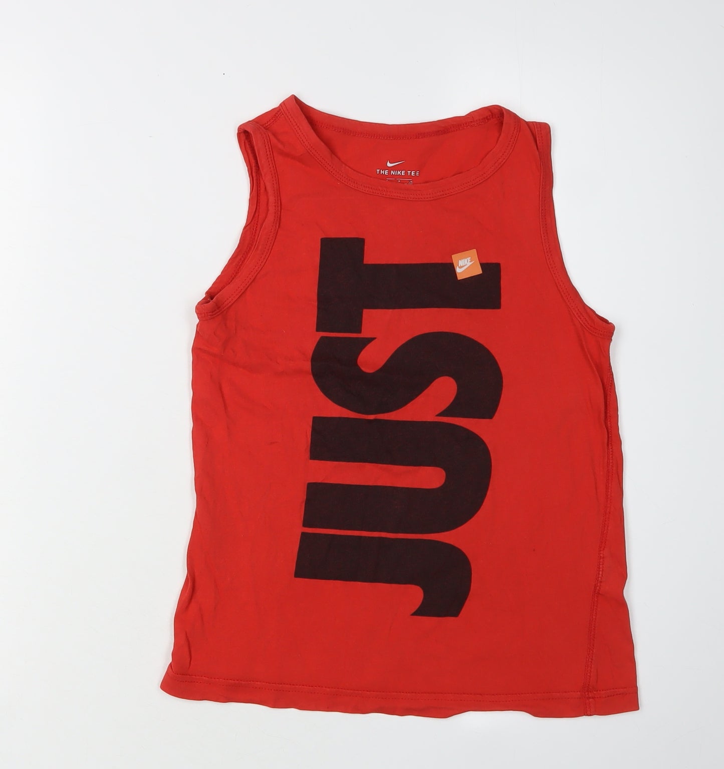 Nike Boys Red Tank Top, Small, Athletic Fit, Gym & Training