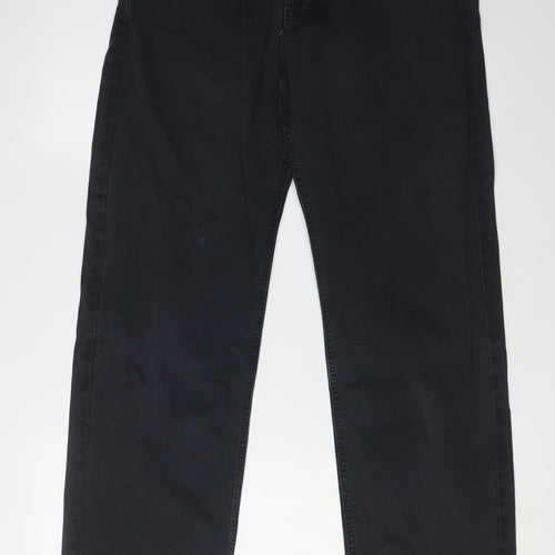 Hugo Boss Men's Black Straight Jeans Size 34