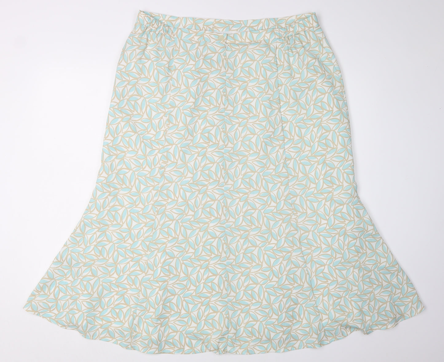 Eastex Women's Multicoloured Flare Midi Skirt Size 18