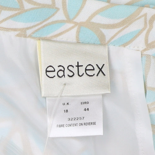 Eastex Women's Multicoloured Flare Midi Skirt Size 18