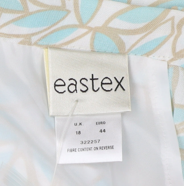 Eastex Women's Multicoloured Flare Midi Skirt Size 18