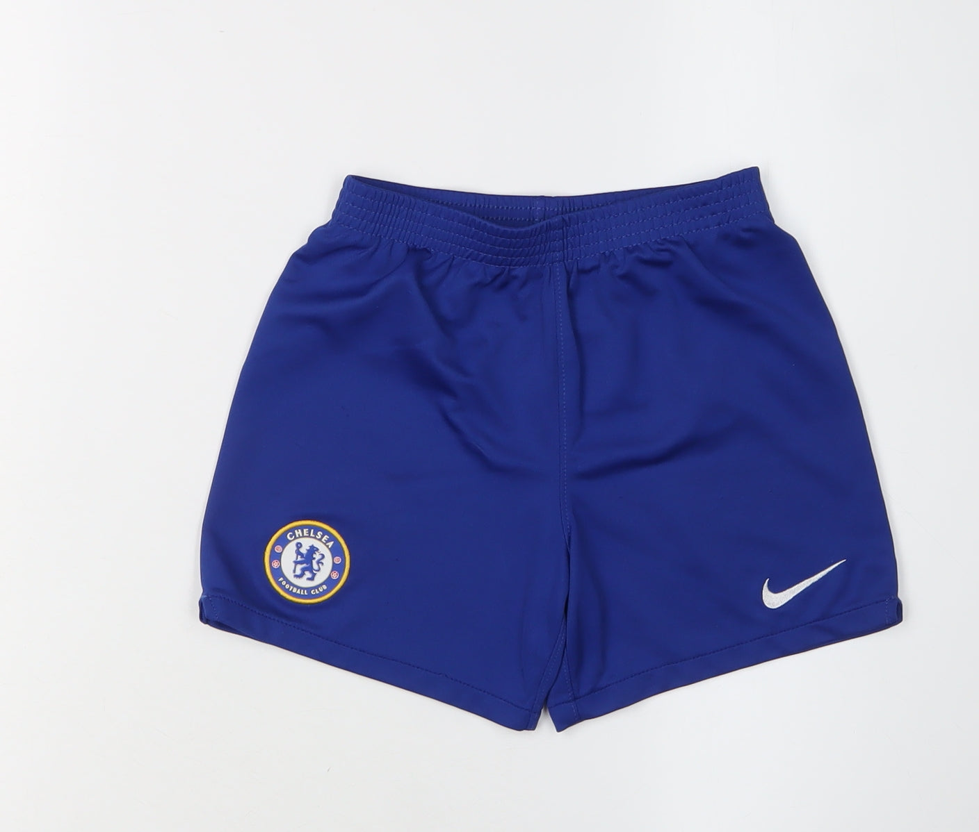 Nike Boys Blue Athletic Shorts - Medium, 116 cm