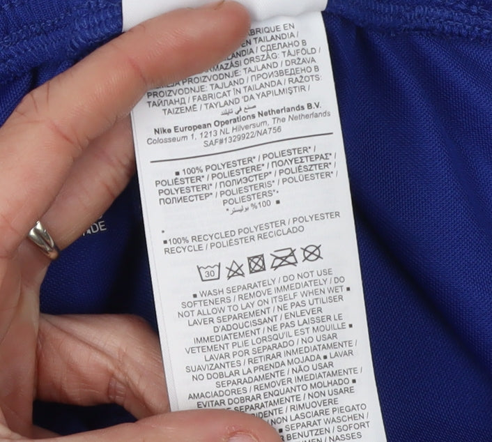 Nike Boys Blue Athletic Shorts - Medium, 116 cm