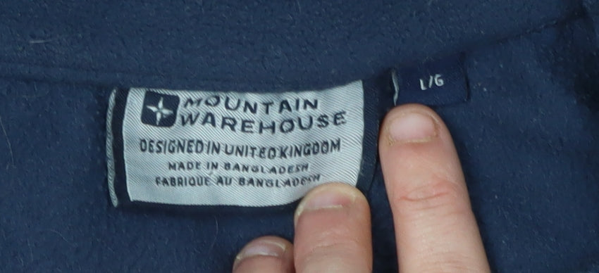 Mountain Warehouse Women's Blue Fleece Pullover L