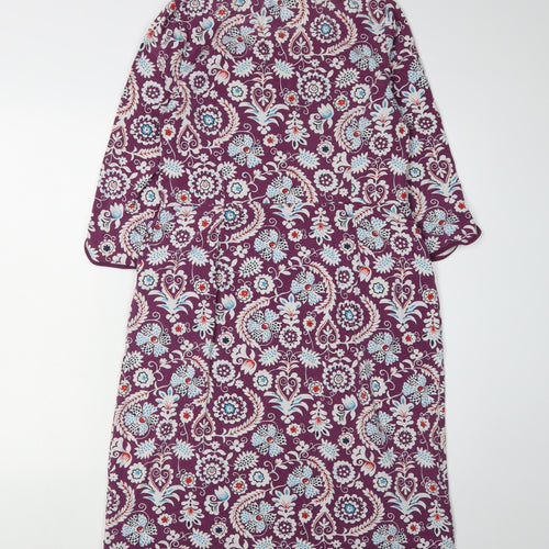 Boden Women's Purple Floral Shift Dress Size 12