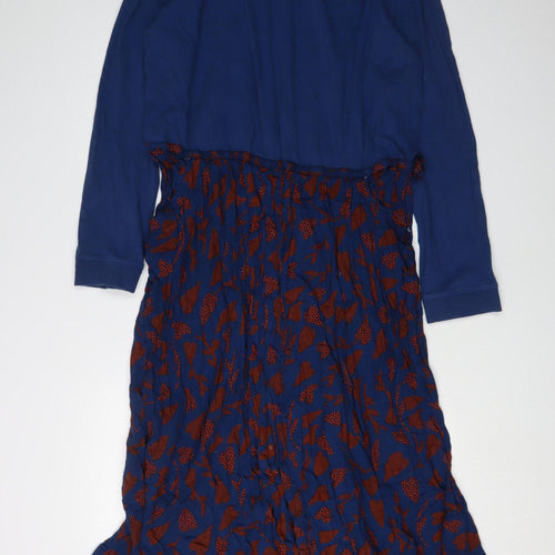 White Stuff Blue Floral Women’s Dress Size 20