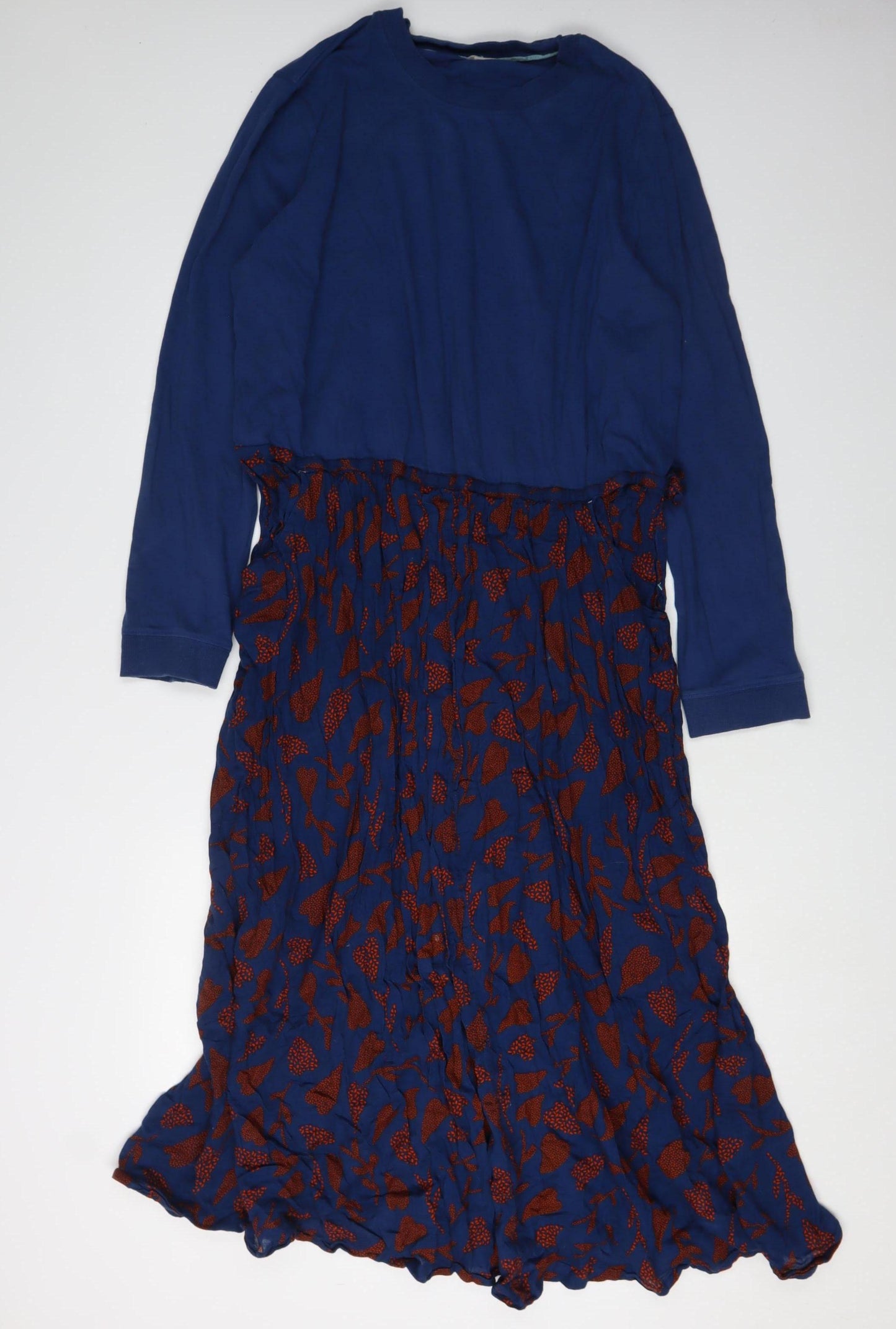 White Stuff Blue Floral Women’s Dress Size 20