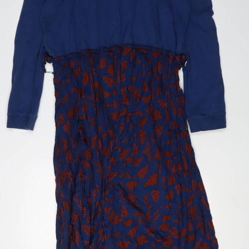 White Stuff Blue Floral Women’s Dress Size 20
