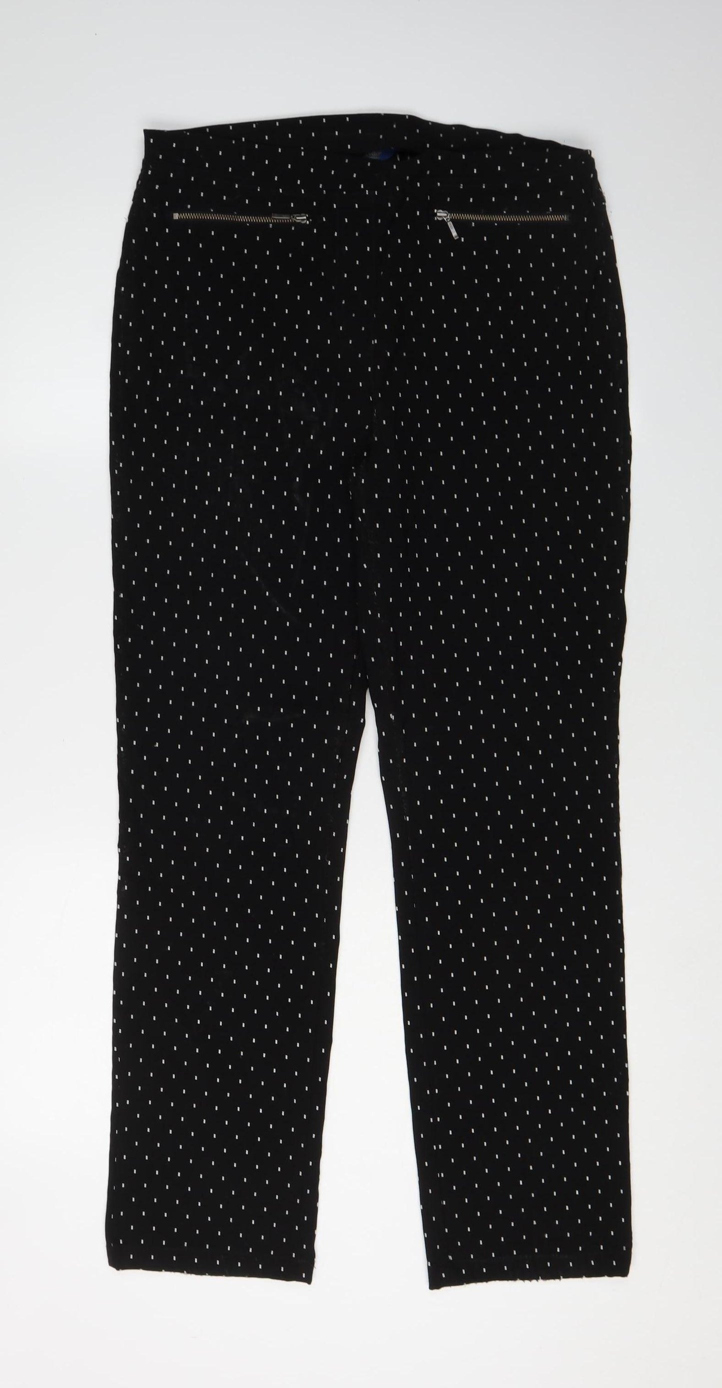 Cotton Traders Women's Black Trousers Size 14