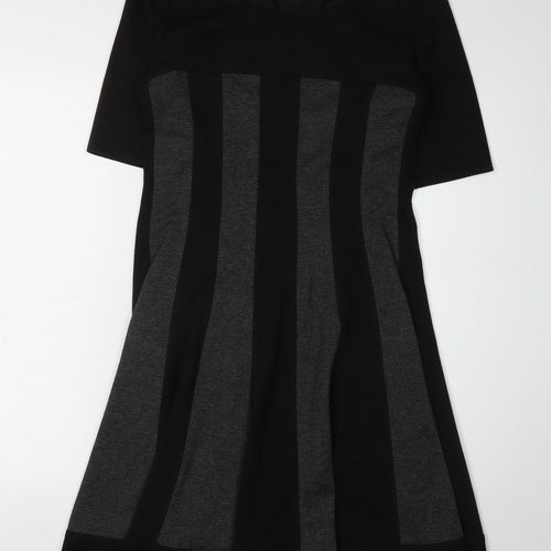 Jessica Howard Women's Black Herringbone Dress Size 12