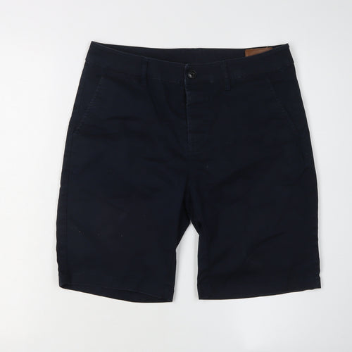 ASOS Men's Black Chino Shorts - Size M, Casual Summer Essential