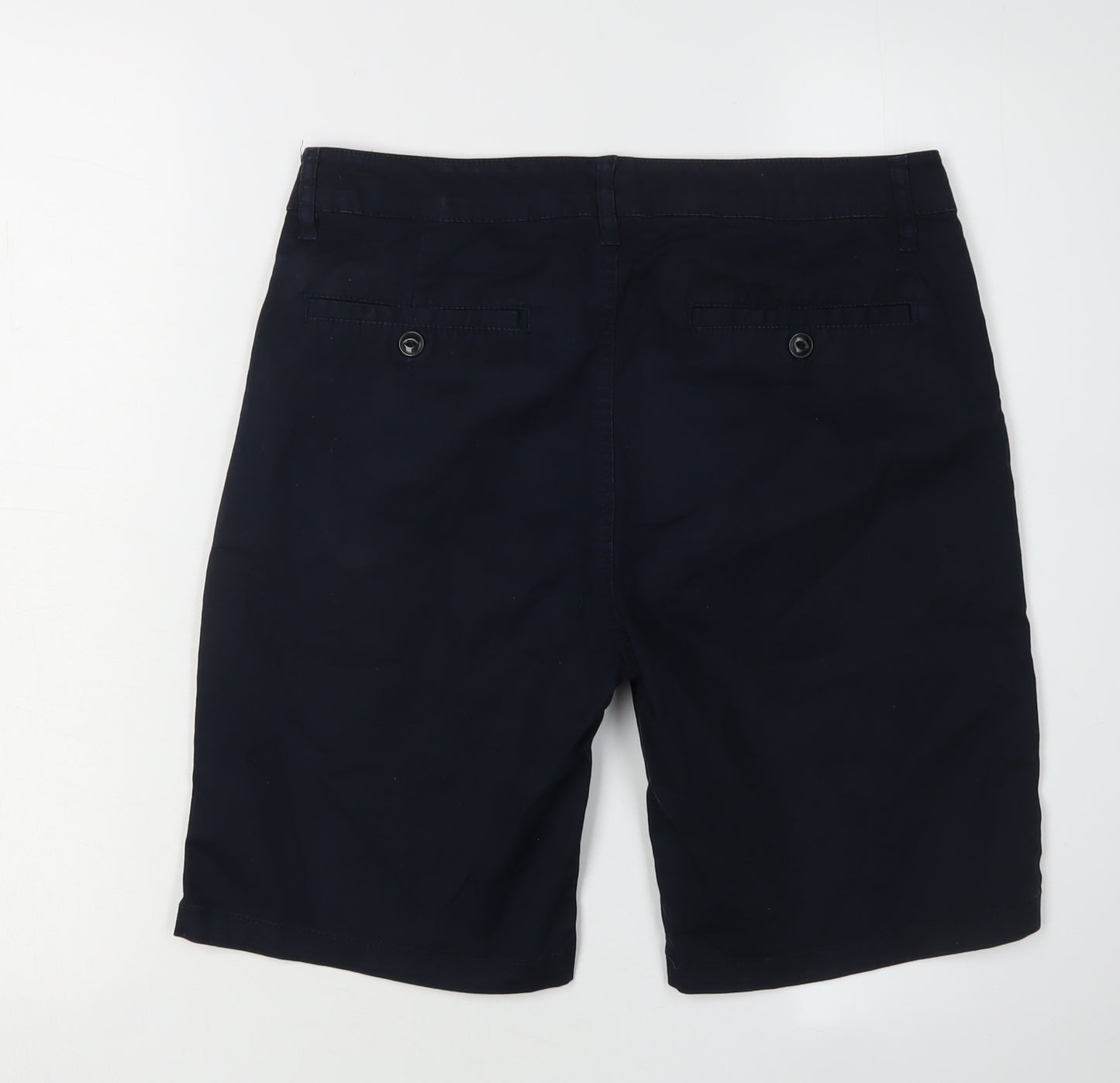 ASOS Men's Black Chino Shorts - Size M, Casual Summer Essential